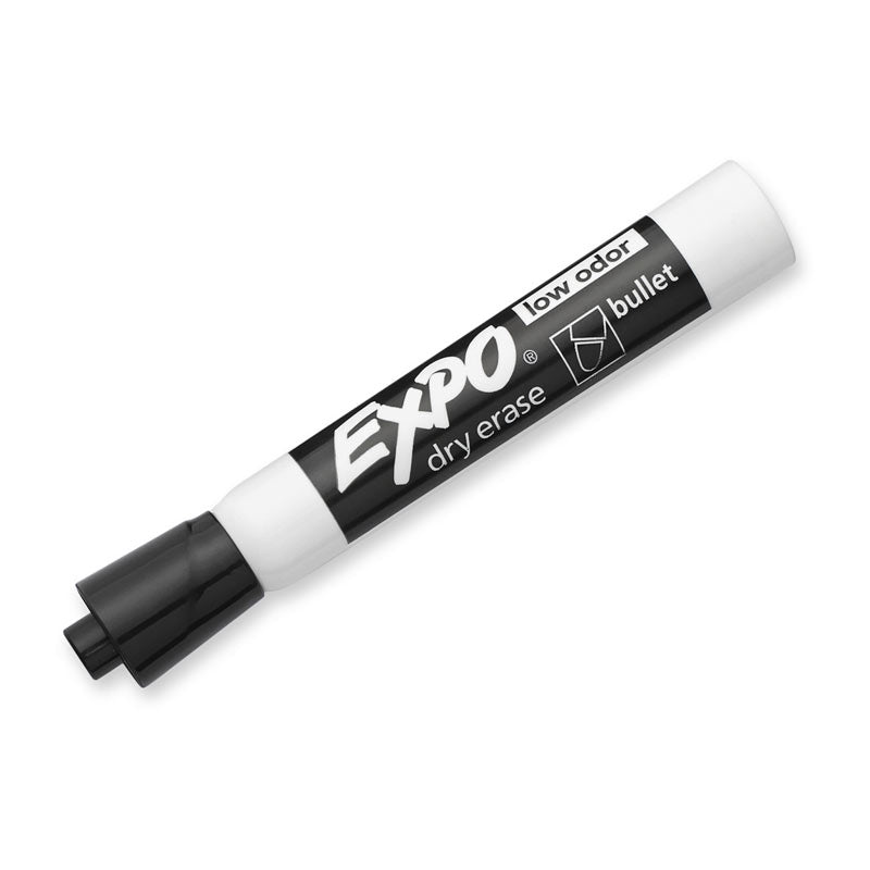 EXPO White Board Marker Blt Tip Black Color Box of 12