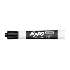 EXPO White Board Marker Chisel Black Color Box of 12