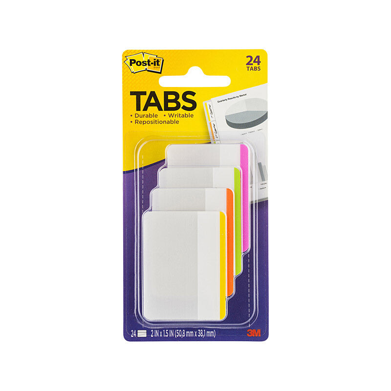 POST-IT Tab 686F-1BB Durab Pack of 4 Bx6