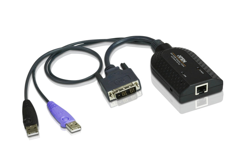 ATEN KVM Cable Adapter with RJ45 to DVI, USB for KH, KL, KM and KN series