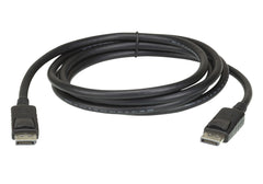 ATEN 4.6m DisplayPort Cable, supports up to 4K (3840 x 2160 @ 60Hz), DP 1.2, High Bit Rate 3 (HBR3) bandwidth of 21.6 Gbps