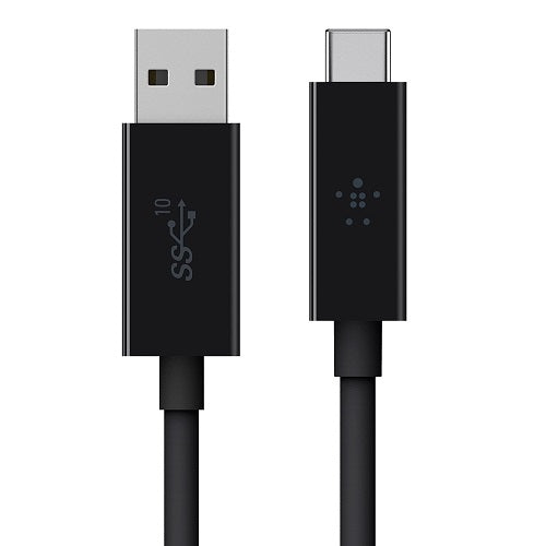 BELKIN 3.1 USB-A to USB-C Cable (USB-C Cable) Black