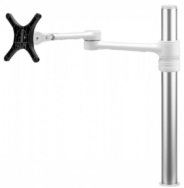 Atdec Single Arm Desktop Monitor Mount White