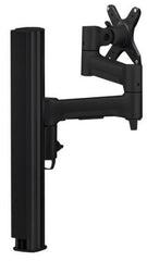 Atdec AWM Single monitor arm solution - 460mm articulating arm - 400mm post - F Clamp - black