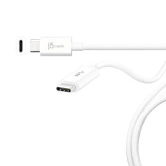 J5create JUCX03 USB 3.1 USB-C to USB-C cable 90 cm Speeds up to 10 Gbps with an output of 20V 100W and 5A