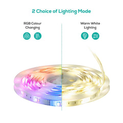 activiva 2m IP65 Smart RGB & Warm White LED Strip Lights