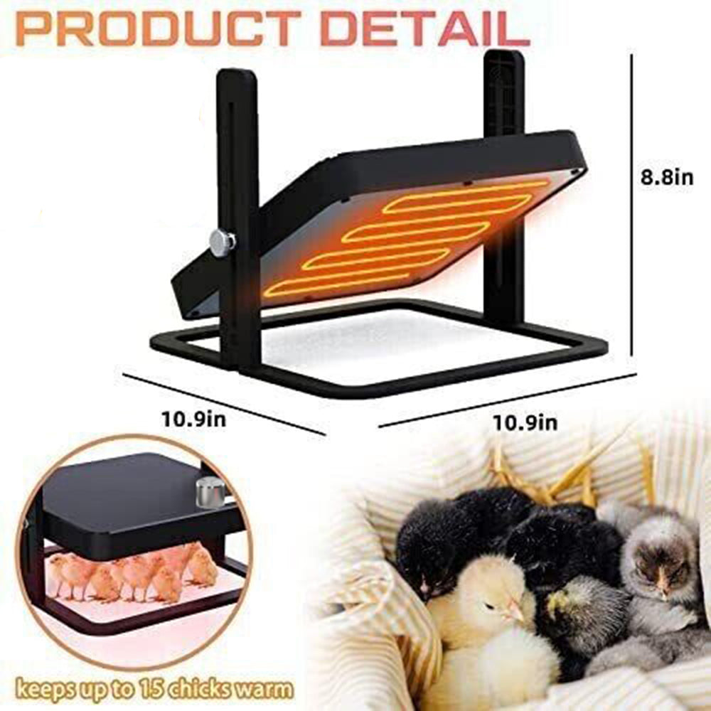 40 degrees celsius to 70 degrees celsius Adjustable Chick Brooder Heating Plate Chicken Coop Duck Poultry Brooder