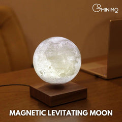 GOMINIMO Magnetic Levitating Moon Dark Brown Base