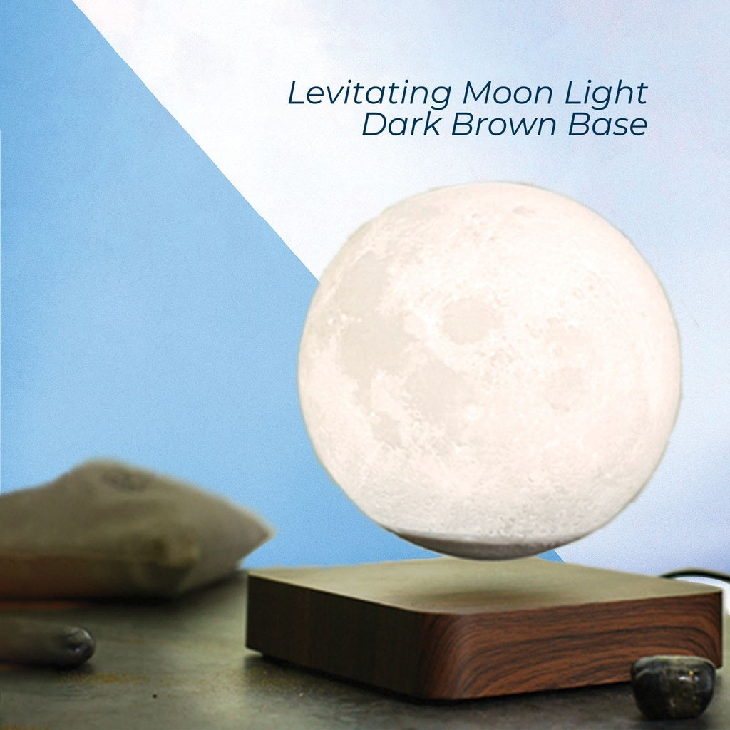 GOMINIMO Magnetic Levitating Moon Dark Brown Base