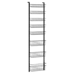 GOMINIMO 8 Tier Adjustable Baskets Over the Door Pantry Organizer Spice Rack