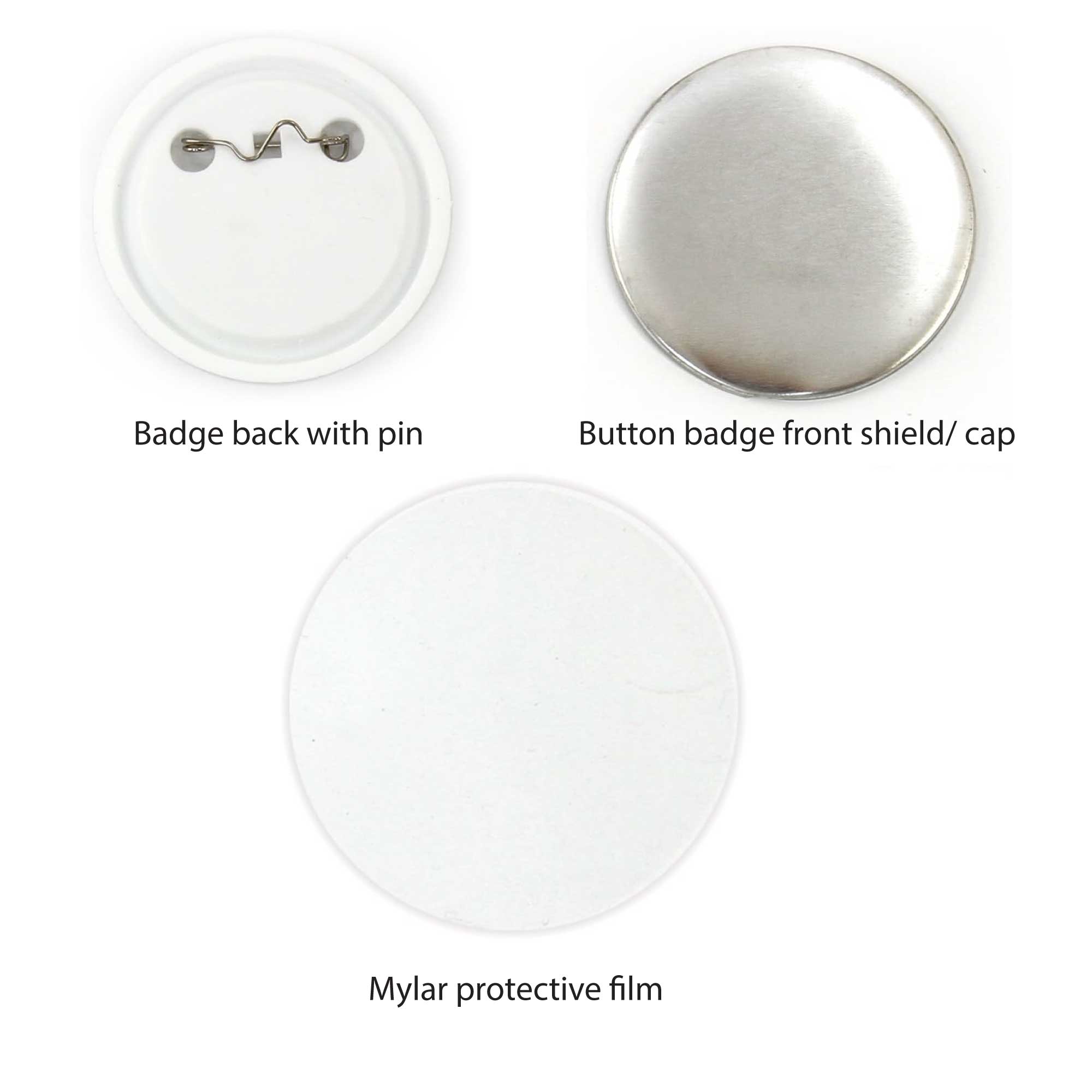 Button Badge 32mm Mould + 500x 32mm Badges - Craft DIY Hobby