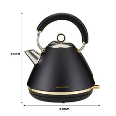 Morphy Richards Ascend 1.5l Electric Kettle - Gold/black Refurbished