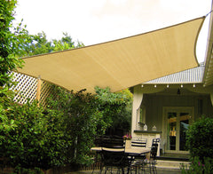 Wallaroo Square Shade Sail 3.6m x 3.6m - Sand