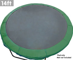 Kahuna 14ft Trampoline Replacement Spring Pad Round Cover - Green