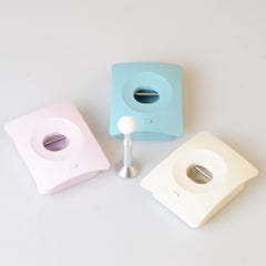 4X Door Stopper Wall Mount Door Stop Adhesive Catch Hole Advanced PINK