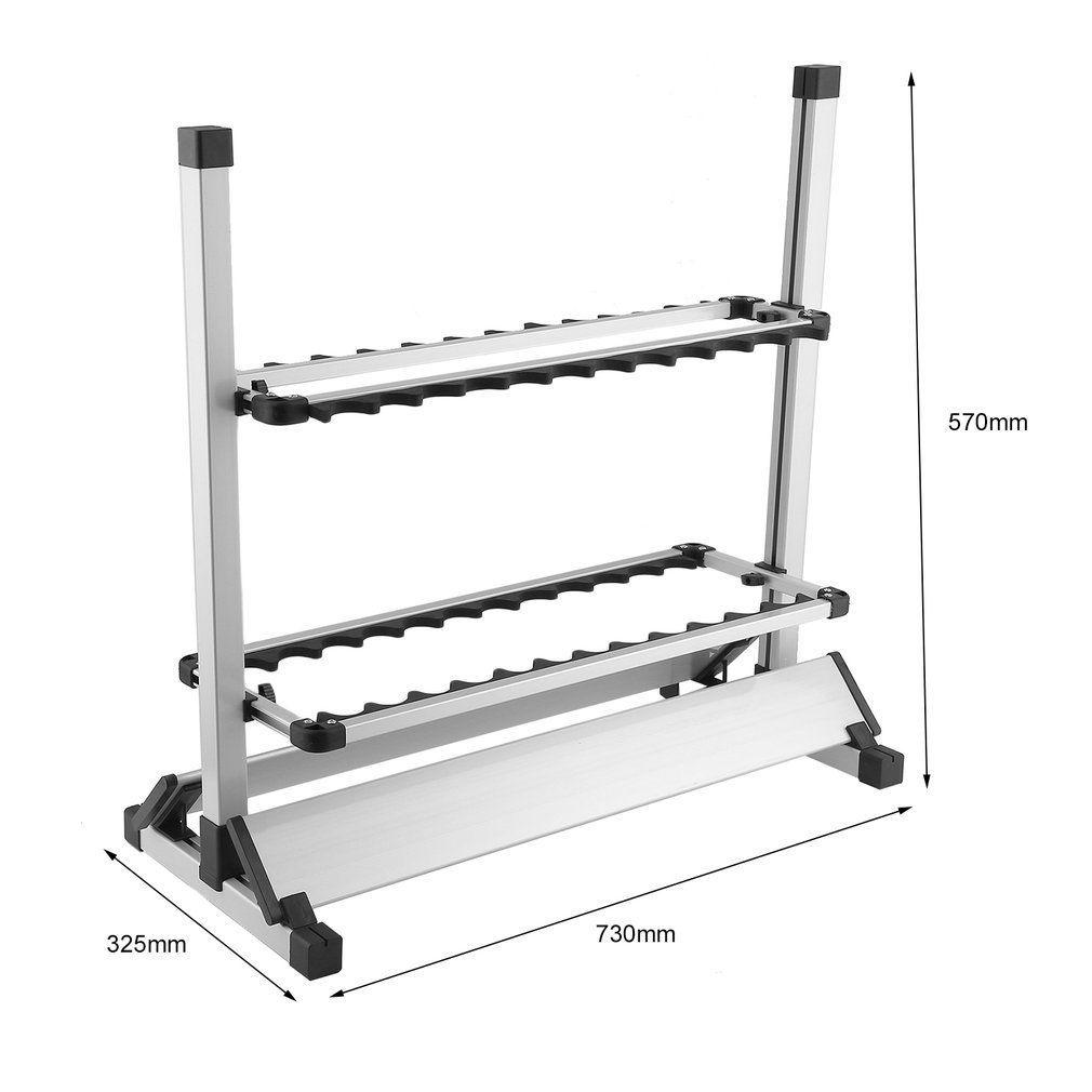 Fishing Rod Rack Holder 24 Rods Storage Holder