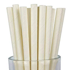 1000 Bulk Wholesale Pack White Drinking Straws Biodegradable Eco Paper Birthday Party Event Bistro Bar Cafe Take Away