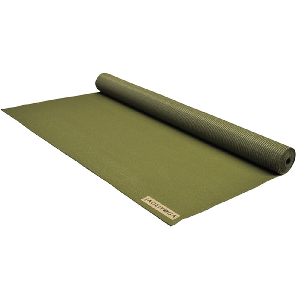 Jade Yoga Voyager Mat - Olive & Etekcity Scale for Body Weight and Fat Percentage - Black Bundle