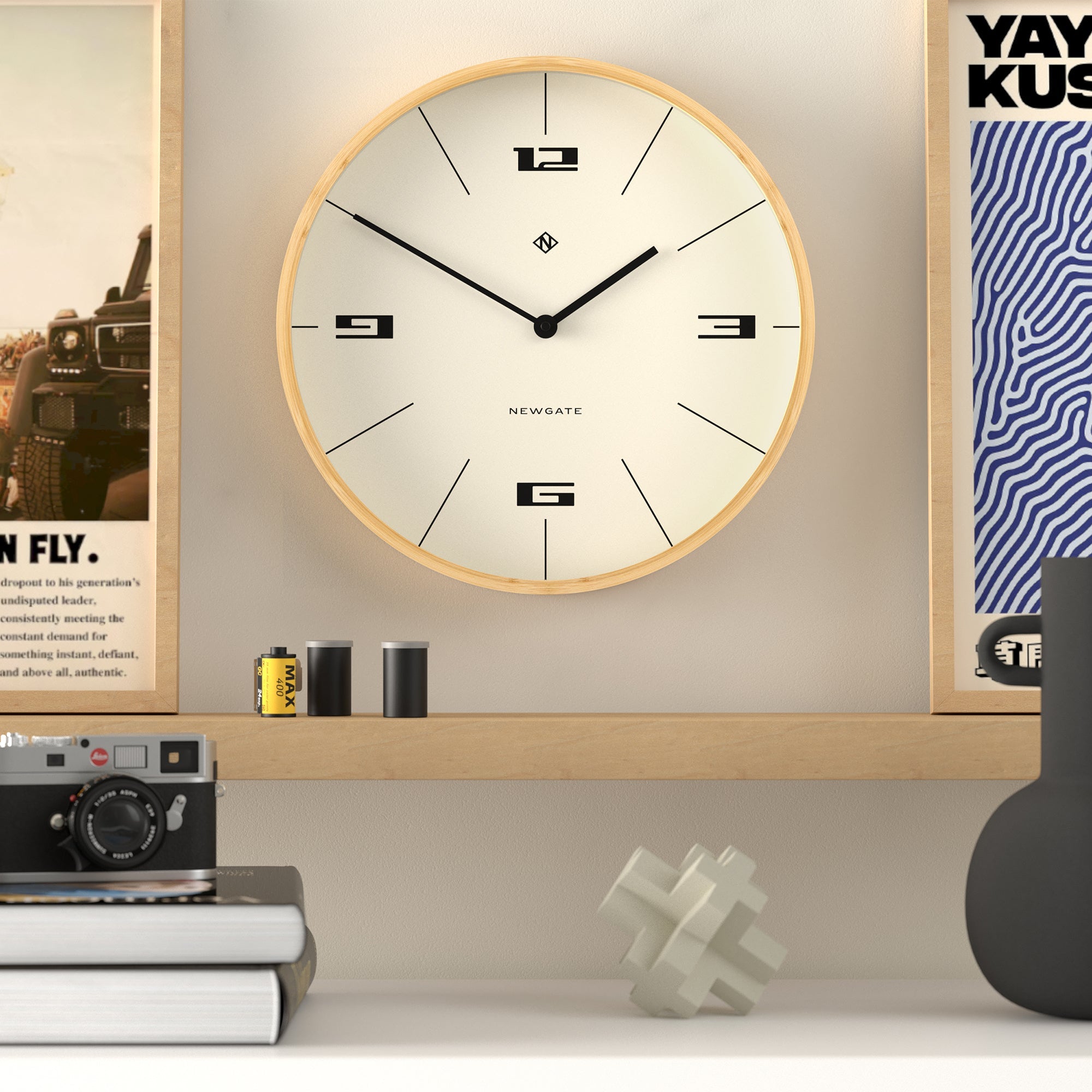 Newgate Mauritius Wall Clock - Hovercraft Dial