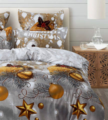 Christmas Gift Double Size Quilt/Duvet Cover Set