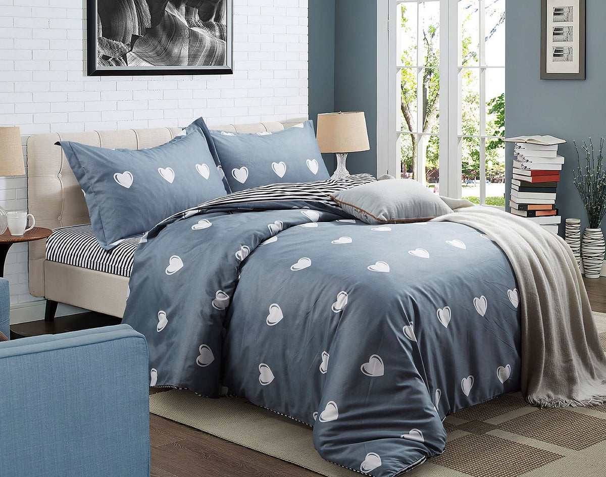 Cooper King Size Quilt/Duvet Cover Set