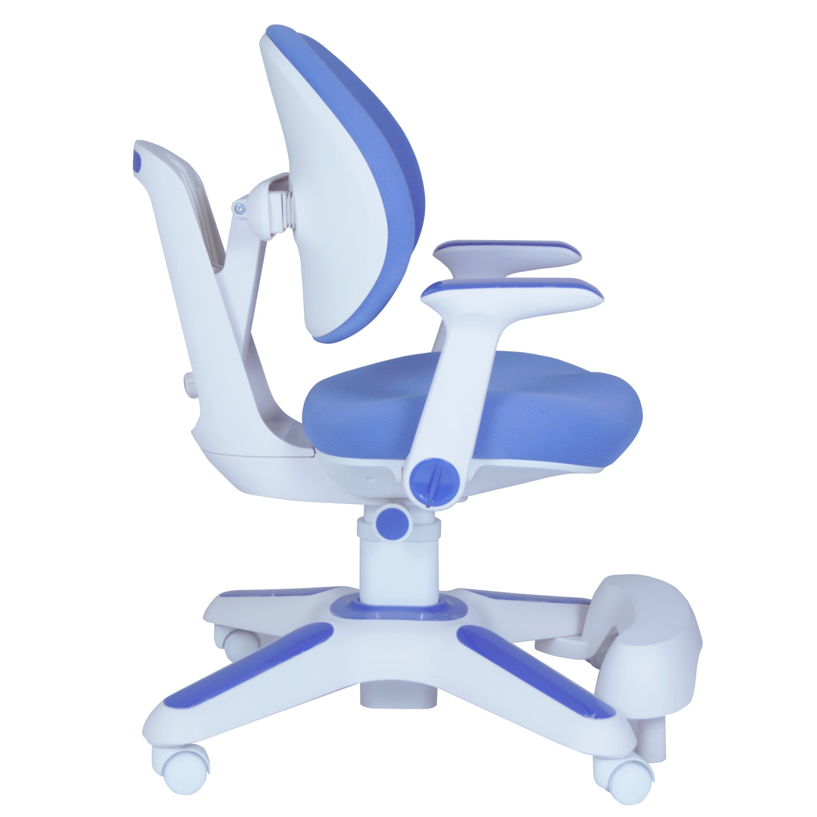 Ergonomic Children Kids Study Desk and Chair Set Height Adjustable - Blue