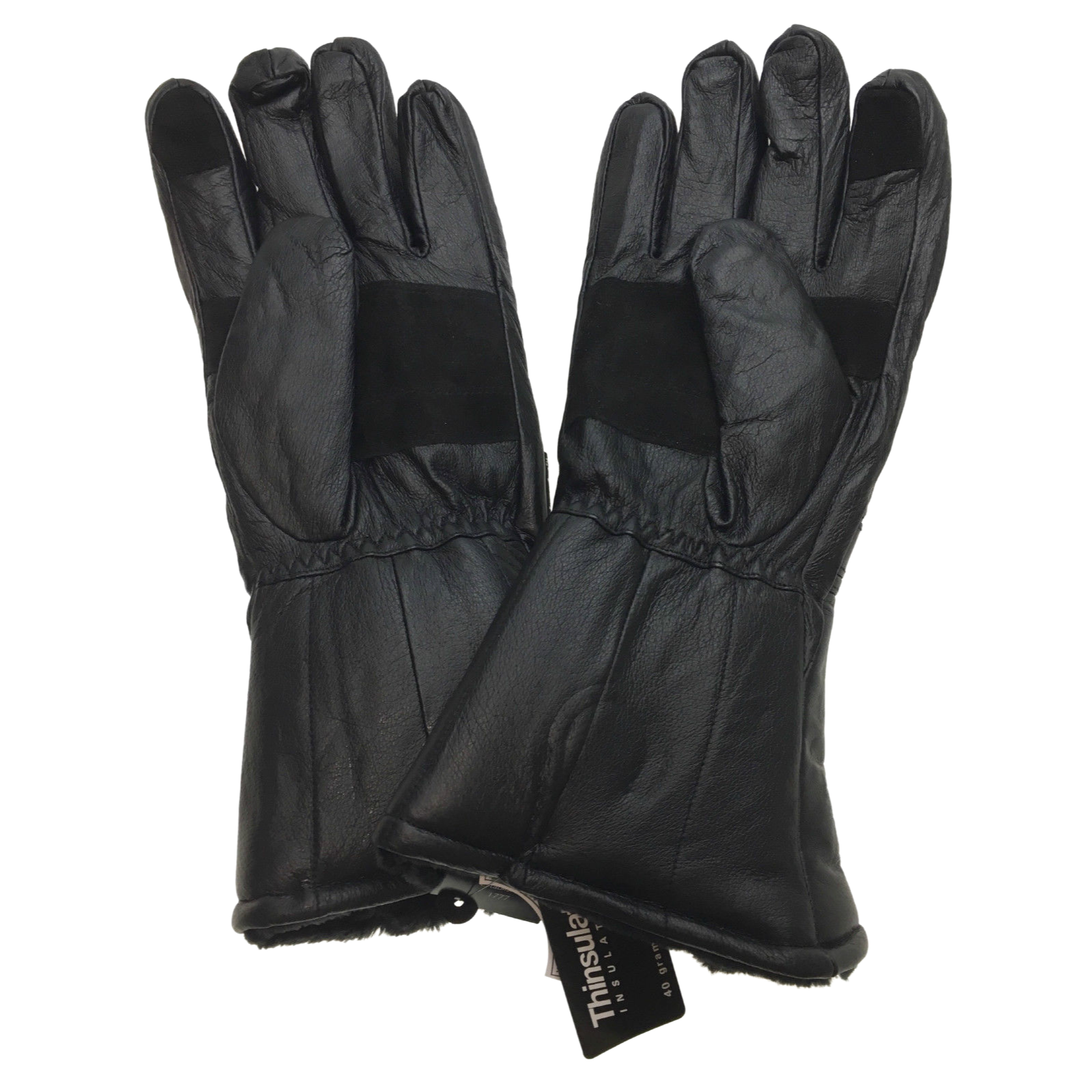 3M Winter Motorbike Bike Waterproof Gloves Leather Motor Bicycle Motorcycle - Black - M