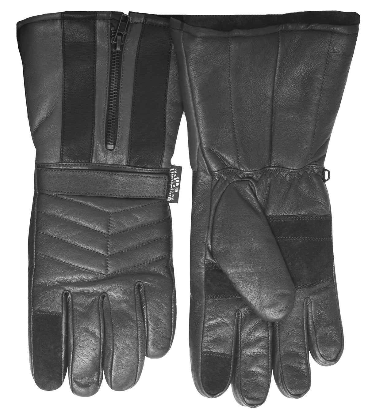 3M Winter Motorbike Bike Waterproof Gloves Leather Motor Bicycle Motorcycle - Black - S