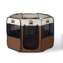 8 Panel Portable Puppy Dog Pet Exercise Playpen Crate Large