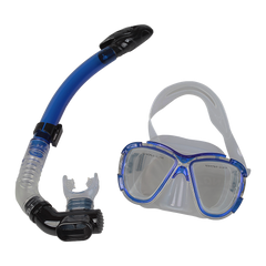 Adult Snorkeling Swimming Diving Mask & Snorkel - Quality Tempered Glass