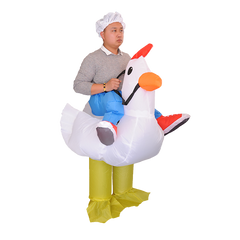 CHICKEN Fancy Dress Inflatable Suit - Fan Operated Costume