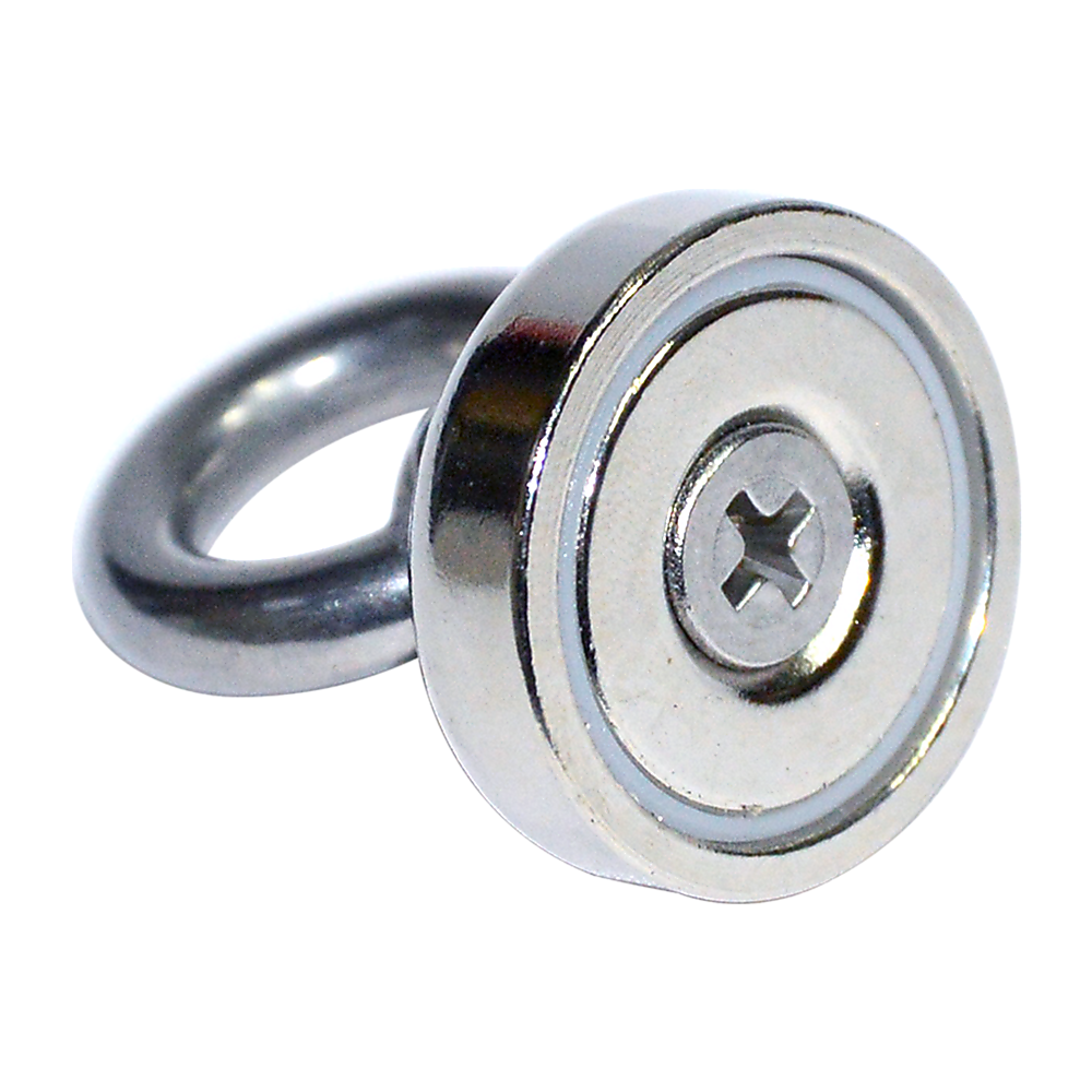 12Kg SALVAGE Strong MAGNET N52 Neodymium Eyebolt Circular Ring