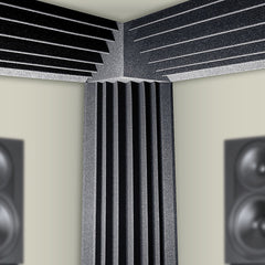 20pcs Studio Acoustic Foam Corner Bass Trap Sound Absorption Treatment Proofing