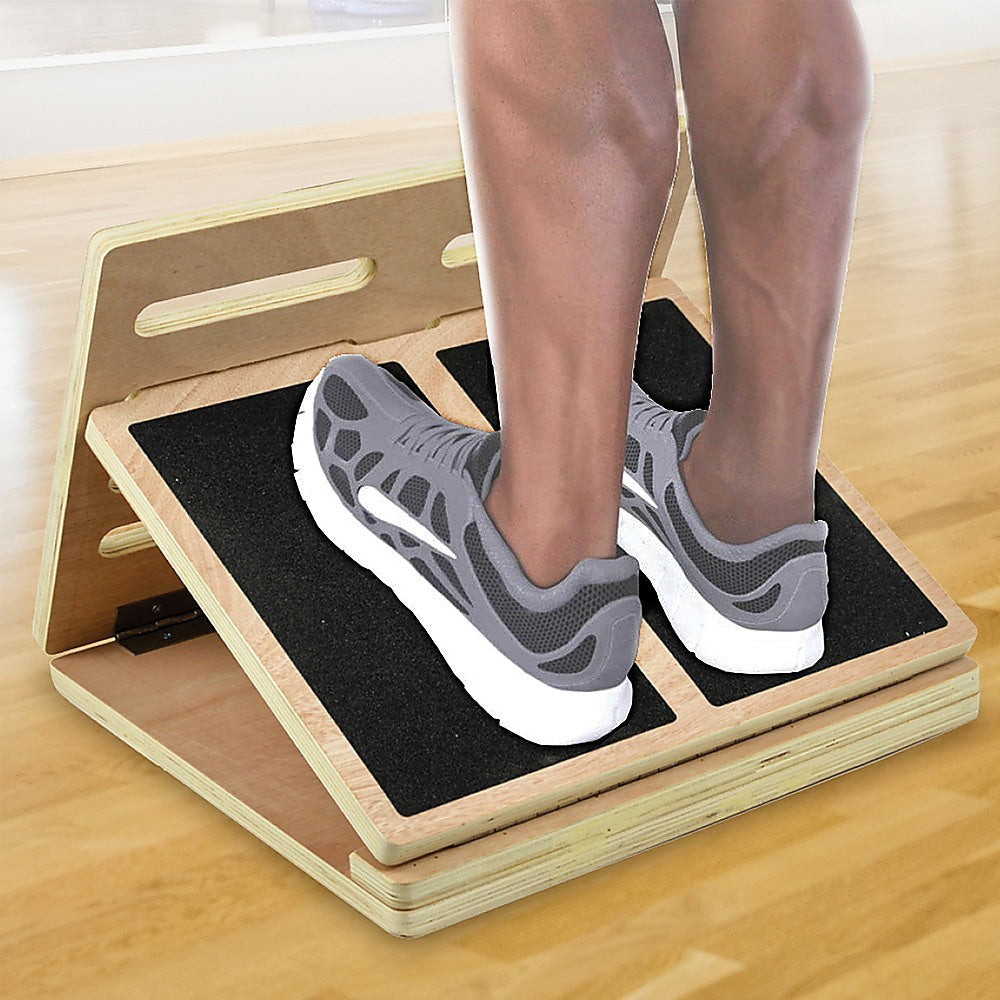 Slant Board Calf Stretcher as used in the Egoscue Method