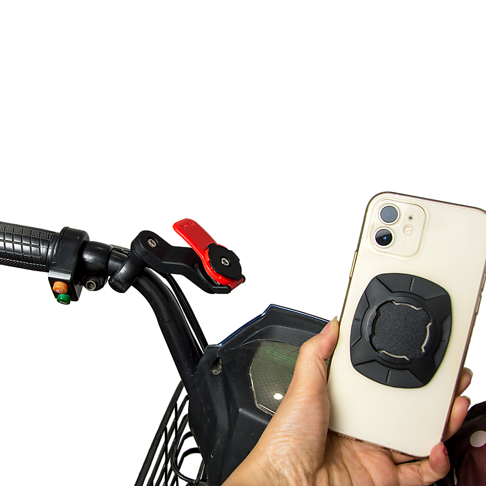 Phone Mount Lock for Motorcycle Bicycle Handlebar