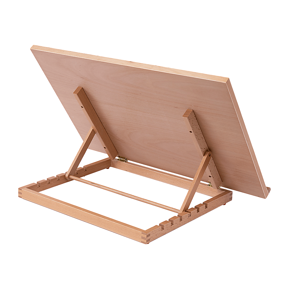 A2 Art & Craft Easel Table Wooden Drawing Board Artist Adjustable WorkStation