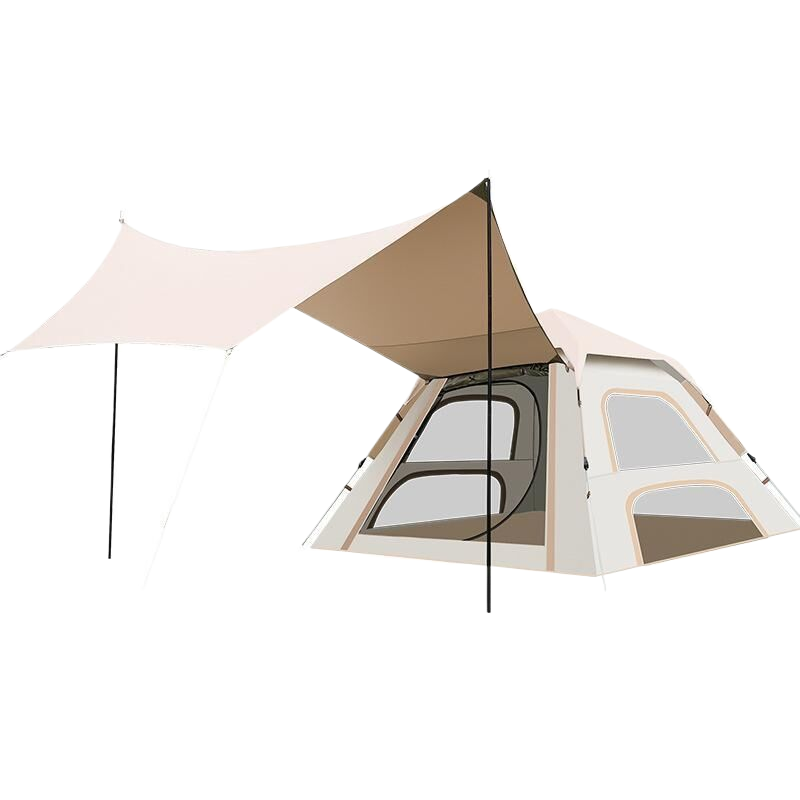 3-4 people Double door tent 200 * 200 * 135cm