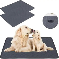 2 PCS Washable Waterproof Pet Pad -Non-Slip, Absorbent, Reusable Mat for Dogs and Cats  S(60*45CM)