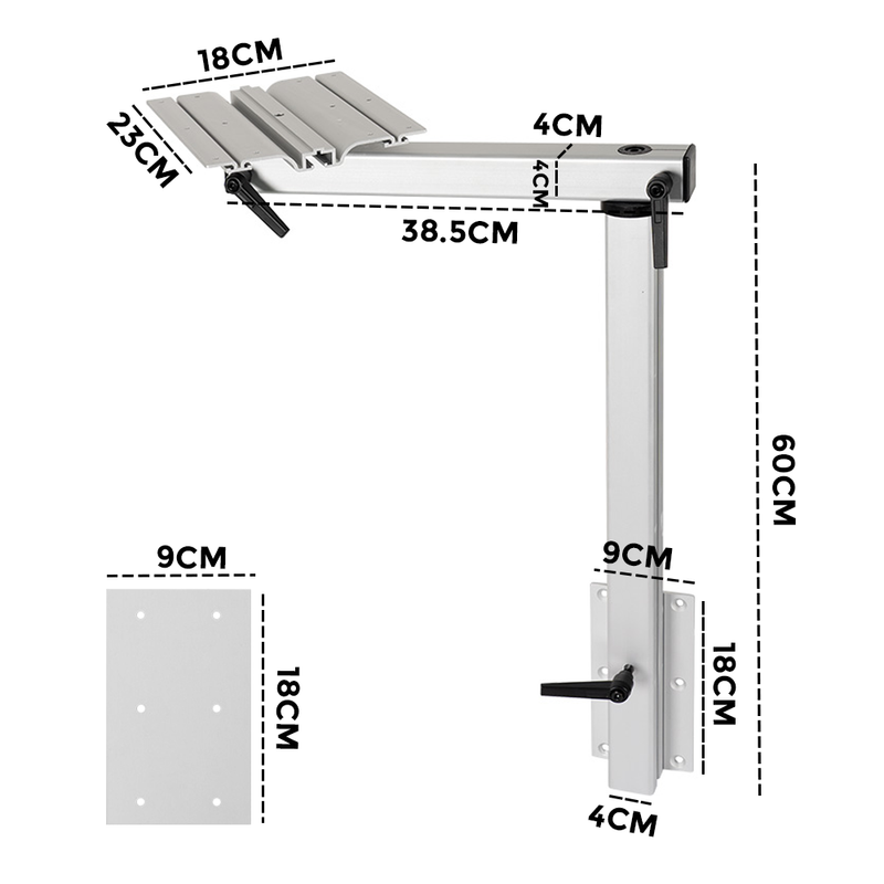 Caravan Table Leg Movable Rotatable Folding Height Camper RV