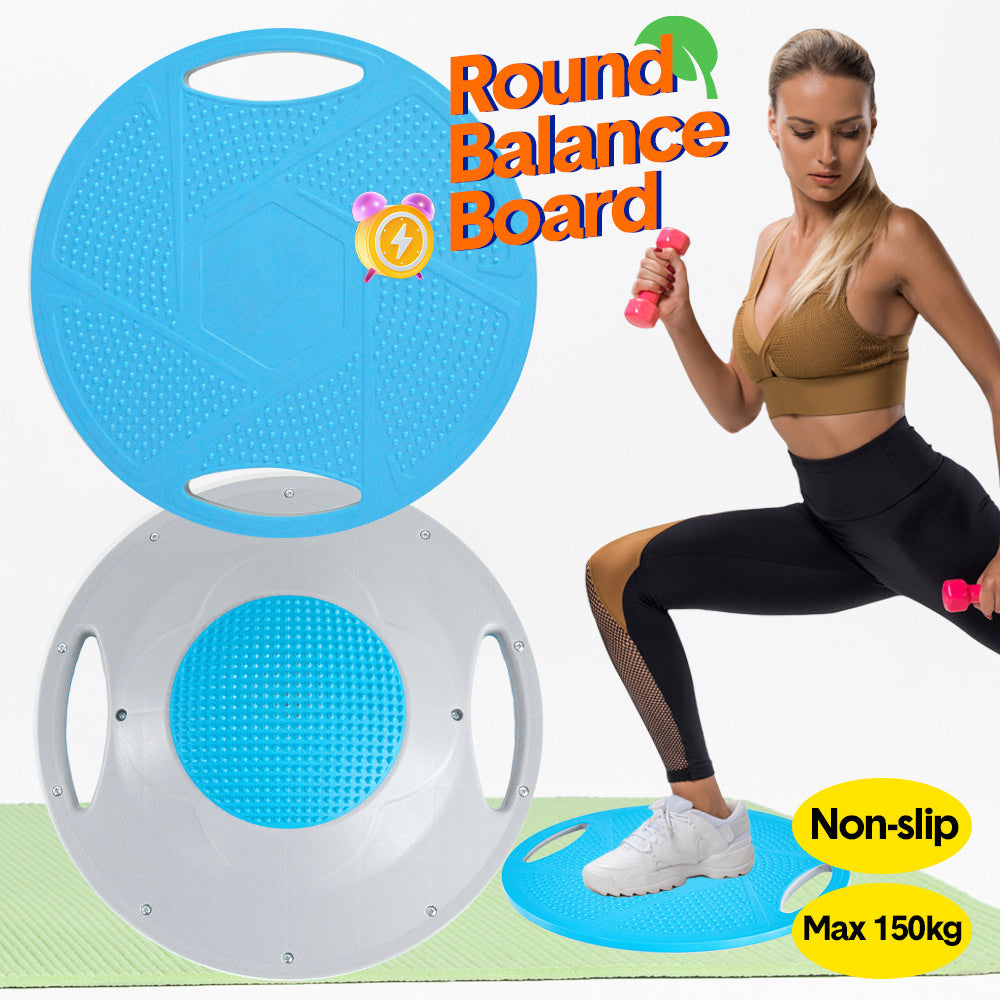 Round Balance Board 360 Rotation Non-Slip TPE Wobble Balance Board Max 150kg Load For Enhancing Core Training Balance Stability Training Fitness Trainer