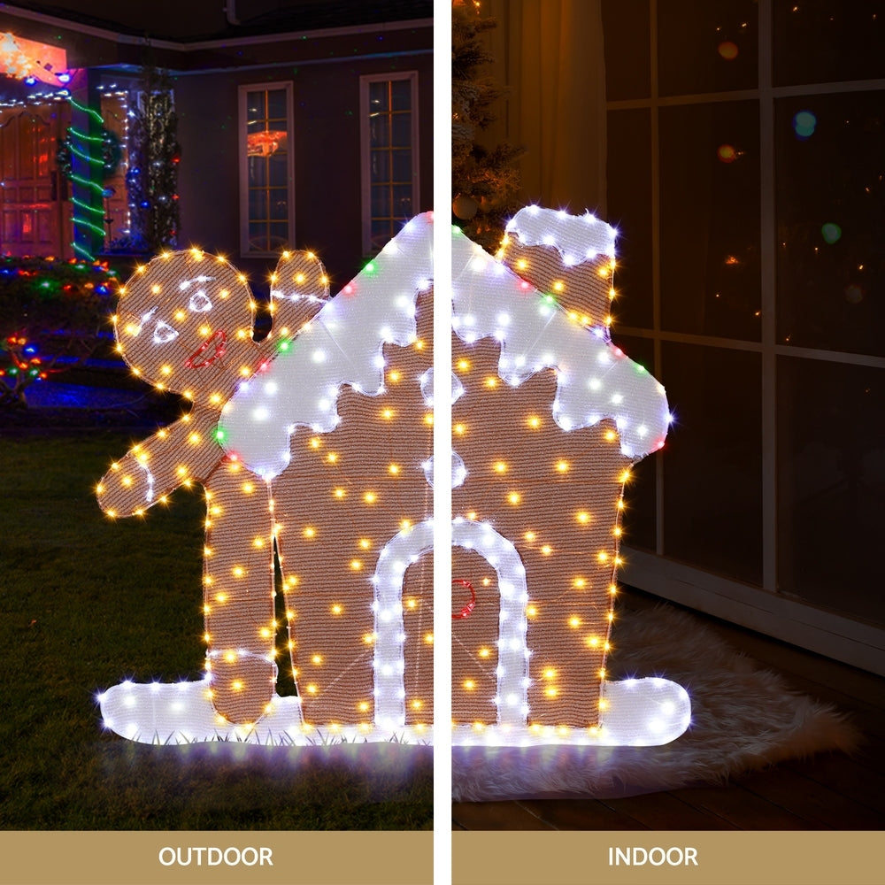 330 LED Christmas Lights Gingerbread Motif Fairy Light Decoration Jingle Jollys