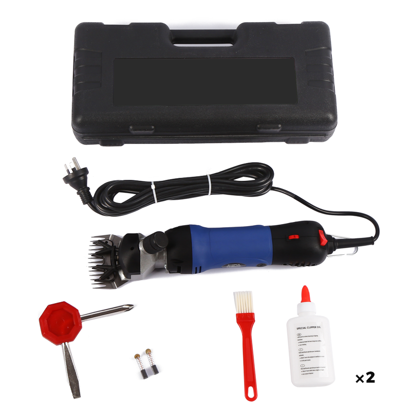 380W 2800RPM Electric Sheep Shears Heavy duty Wool Animal Clipper Grooming Kit 6 Speed for Shearing Sheep Goats Cattle Farm Livestock Pet With 5m Cord