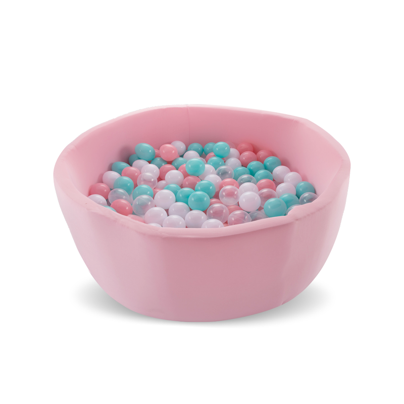 Kids Ocean Ball Play Pit Foam Pool Child Toy 90x30cm Pink