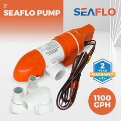 SEAFLO 1100GPH Bilge Pump Automatic Water Pump 12V