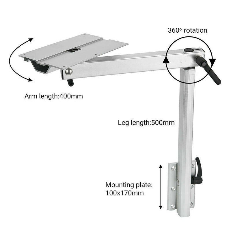 Caravan Table Leg Movable Rotatable Folding Height Camper RV