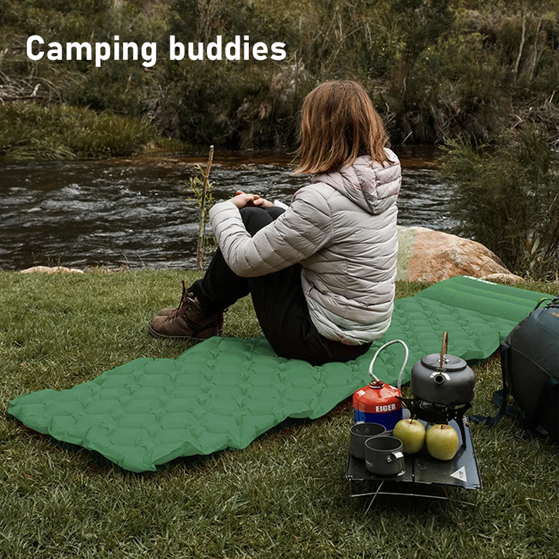 Self inflating clearance air mattress camping