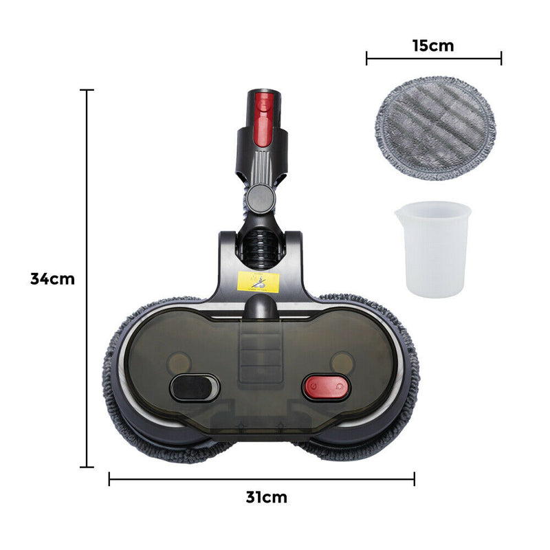 Electric Mop Head Attachment for Dyson V7 V8 V10 V11 V15 Gen5 Vacuum Cleaners 6 Washable Dry Wet Mopping Pads Included Accessories for Cordless Dyson Mop Head