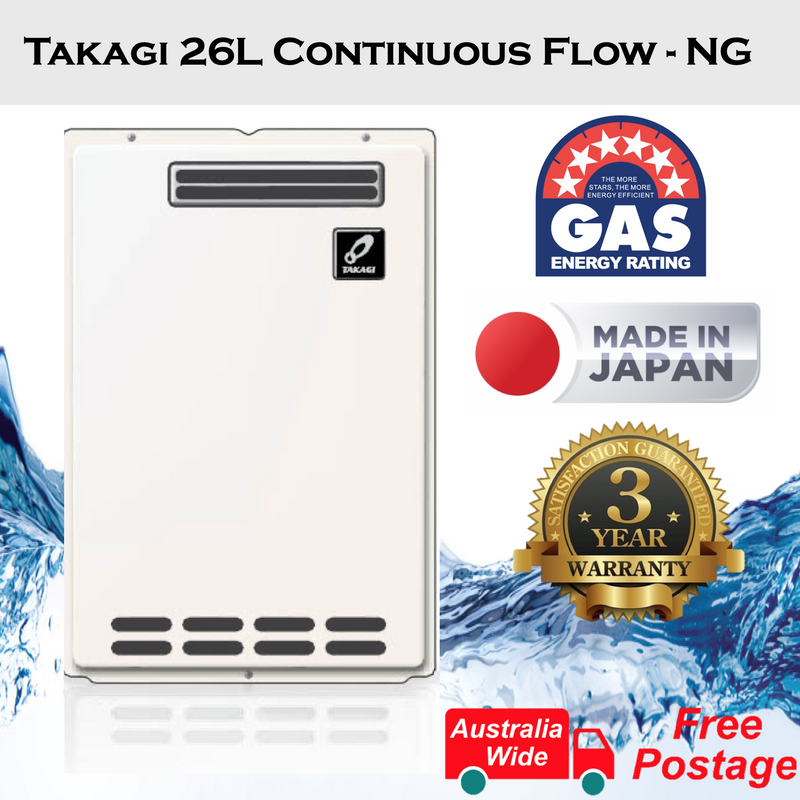 Takagi 26L NG Gas Hot Water Heater