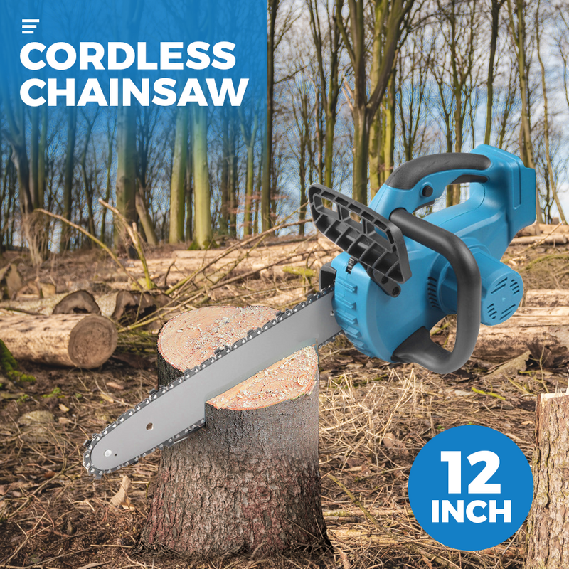 12 Cordless Brushless Wood Cutting Chainsaw