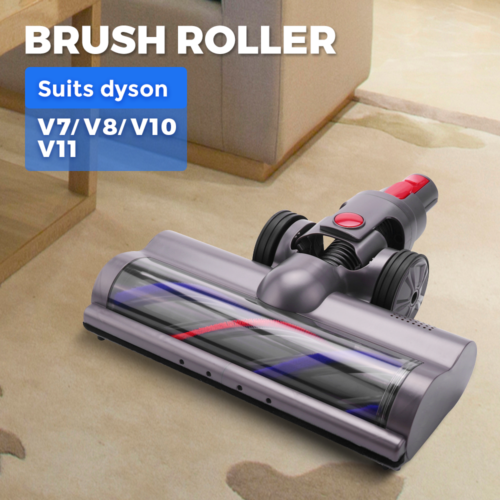 Turbo Brush Roller Head Replacement for Dyson V7 V8 V10 V11 Y1W2 Cordless Vacuum Turbine Roller Brush Powerful Suction Soft Roller Gentle on Timber Floor